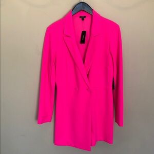 NWT Express hot pink blazer jacket M